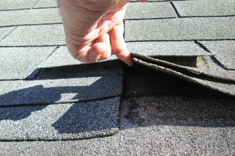 Storm Damaged Roof